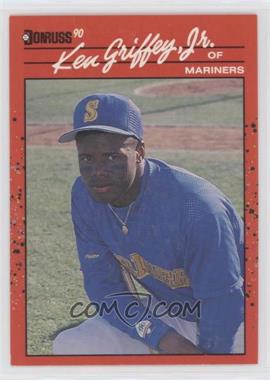 1990 Donruss - [Base] #365.1 - Ken Griffey Jr. (. After Inc in the Copyright at top back)