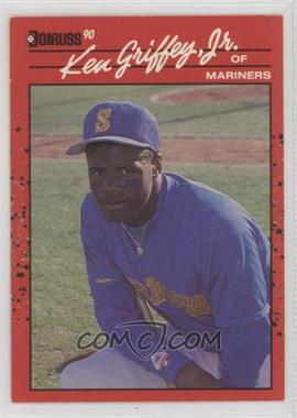 1990 Donruss - [Base] #365.1 - Ken Griffey Jr. (. After Inc in the Copyright at top back)