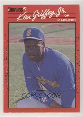 1990 Donruss - [Base] #365.1 - Ken Griffey Jr. (. After Inc in the Copyright at top back)