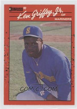 1990 Donruss - [Base] #365.1 - Ken Griffey Jr. (. After Inc in the Copyright at top back)