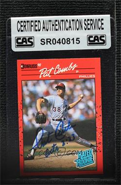 1990 Donruss - [Base] #44 - Rated Rookie - Pat Combs [CAS Certified Sealed]