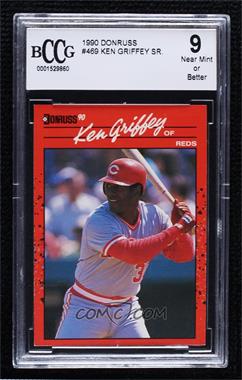 1990 Donruss - [Base] #469 - Ken Griffey [BCCG 9 Near Mint or Better]