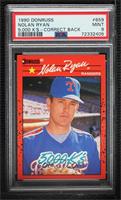 Nolan Ryan (5000 K's on Front and Back) [PSA 9 MINT]