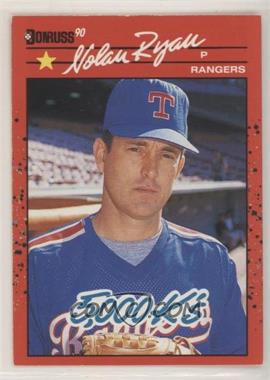 1990 Donruss - [Base] #659.2 - Nolan Ryan (5000 K's on Front and Back) [EX to NM]