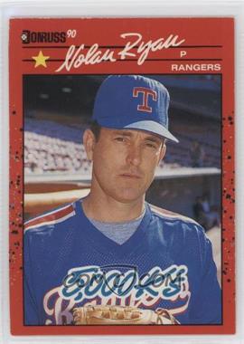 1990 Donruss - [Base] #665.1 - Nolan Ryan (5000 K's front with King of Kings back) [EX to NM]