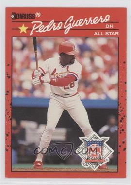 1990 Donruss - [Base] #674.2 - Pedro Guerrero ("All-Star Game Performance" above Stats)