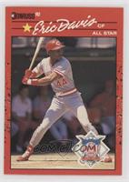Eric Davis (All-Star Game Performance; Break between E and Ric on card front)