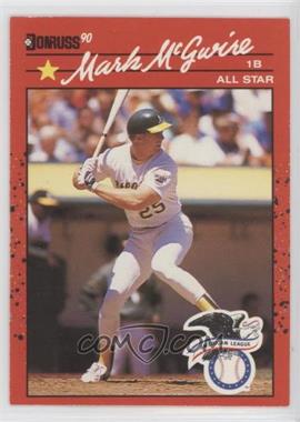 1990 Donruss - [Base] #697.2 - Mark McGwire ("All-Star Game Performance" Above Stats)