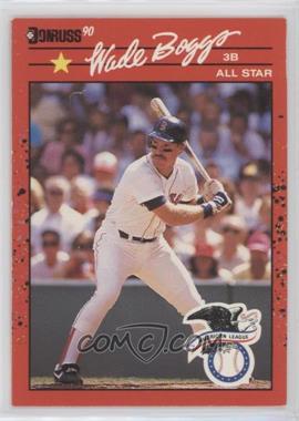 1990 Donruss - [Base] #712.1 - Wade Boggs ("Recent Major League Performance" above Stats) [EX to NM]