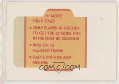 1990 Donruss - Carl Yastrzemski Diamond King Puzzle Pieces #46-48.2 - Carl Yastrzemski (Period Before Numbers)