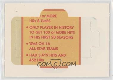 1990 Donruss - Carl Yastrzemski Diamond King Puzzle Pieces #46-48.2 - Carl Yastrzemski (Period Before Numbers)