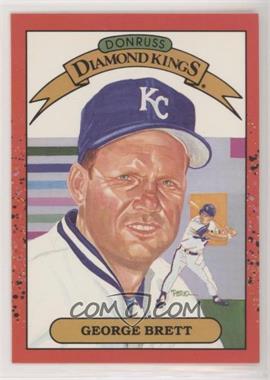 1990 Donruss - Learning Series #1 - Diamond Kings - George Brett