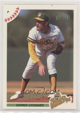 1990 Elite Senior Professional Baseball Association - [Base] #72 - Dennis Leonard
