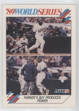 1990 Fleer - '89 World Series #9 - Dave Parker