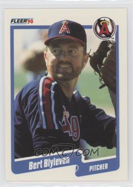 1990 Fleer - [Base] - Printed in Canada #128 - Bert Blyleven