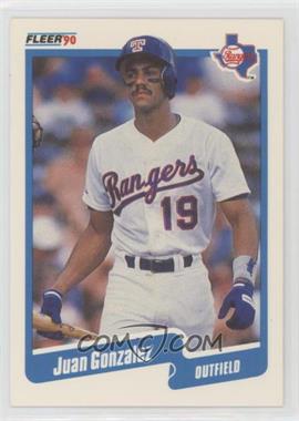 1990 Fleer - [Base] - Printed in Canada #297 - Juan Gonzalez