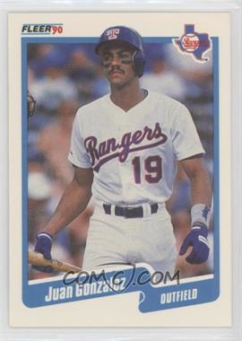 1990 Fleer - [Base] - Printed in Canada #297 - Juan Gonzalez