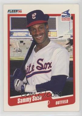 1990 Fleer - [Base] - Printed in Canada #548 - Sammy Sosa [EX to NM]