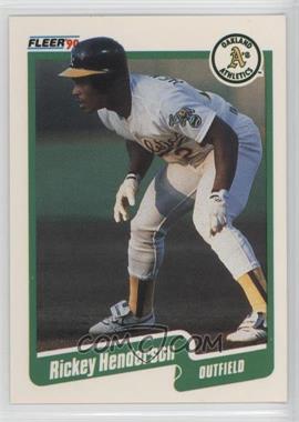 1990 Fleer - [Base] #10 - Rickey Henderson