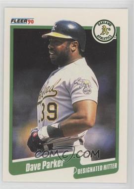 1990 Fleer - [Base] #18 - Dave Parker