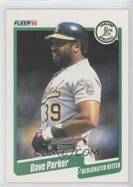 1990 Fleer - [Base] #18 - Dave Parker