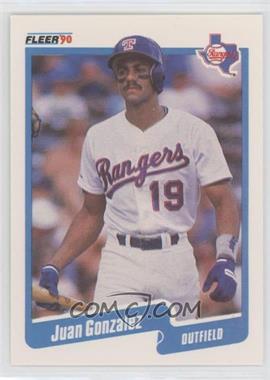 1990 Fleer - [Base] #297 - Juan Gonzalez