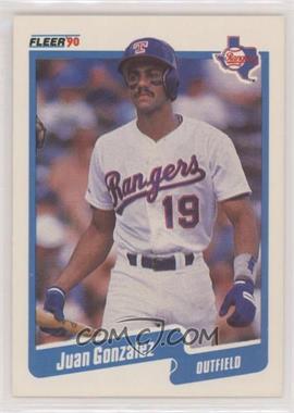 1990 Fleer - [Base] #297 - Juan Gonzalez