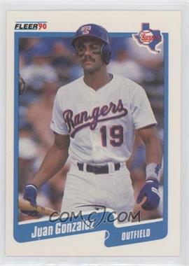 1990 Fleer - [Base] #297 - Juan Gonzalez