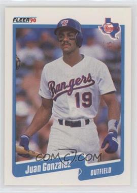 1990 Fleer - [Base] #297 - Juan Gonzalez