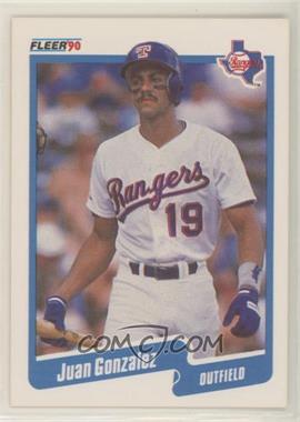 1990 Fleer - [Base] #297 - Juan Gonzalez