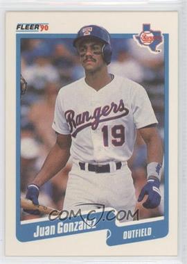 1990 Fleer - [Base] #297 - Juan Gonzalez