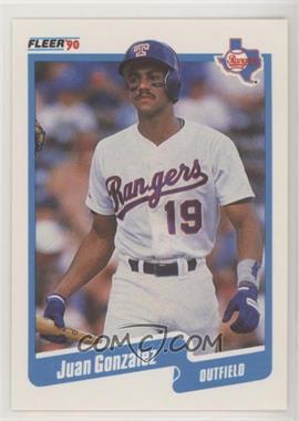 1990 Fleer - [Base] #297 - Juan Gonzalez