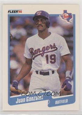 1990 Fleer - [Base] #297 - Juan Gonzalez