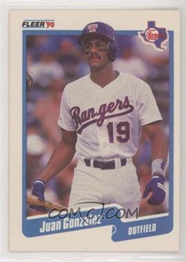 1990 Fleer - [Base] #297 - Juan Gonzalez