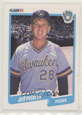 1990 Fleer - [Base] #333 - Jeff Peterek