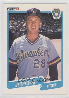 1990 Fleer - [Base] #333 - Jeff Peterek