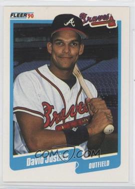 1990 Fleer - [Base] #586 - David Justice