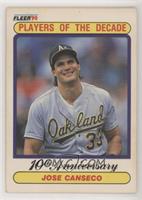 Players of the Decade - Jose Canseco [EX to NM]