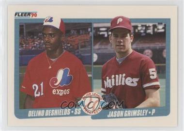 1990 Fleer - [Base] #653 - Major League Prospects - Delino DeShields, Jason Grimsley