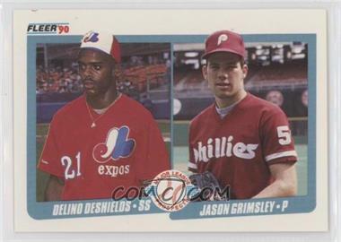 1990 Fleer - [Base] #653 - Major League Prospects - Delino DeShields, Jason Grimsley