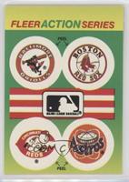 Baltimore Orioles, Boston Red Sox, Cincinnati Reds, Houston Astros