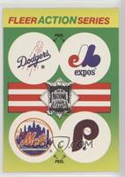 Los Angeles Dodgers, Montreal Expos, New York Mets, Philadelphia Phillies