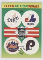 Los Angeles Dodgers, Montreal Expos, New York Mets, Philadelphia Phillies