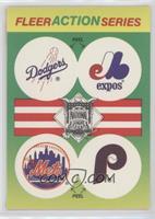 Los Angeles Dodgers, Montreal Expos, New York Mets, Philadelphia Phillies