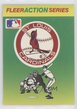 1990 Fleer - Team Stickers Inserts #_STL - St. Louis Cardinals [EX to NM]