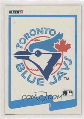 1990 Fleer - Wax Box Bottoms #C-13 - Toronto Blue Jays Team [Good to VG‑EX]