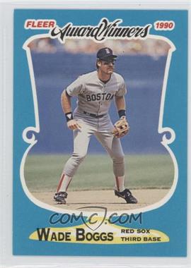 1990 Fleer Award Winners - Box Set [Base] #4 - Wade Boggs