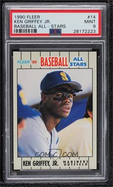 1990 Fleer Baseball All Stars - Box Set [Base] #14 - Ken Griffey Jr. [PSA 9 MINT]