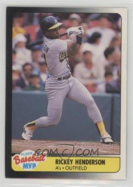 1990 Fleer Baseball MVP - Box Set [Base] #17 - Rickey Henderson [Noted]