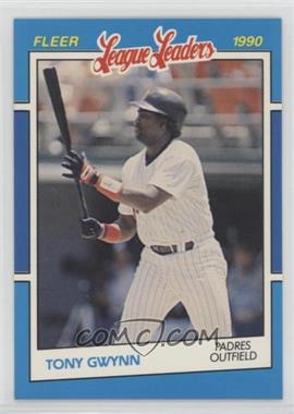 1990 Fleer Baseball's League Leaders - Box Set [Base] #17 - Tony Gwynn